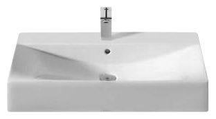Раковина накладная/подвесная ROCA DIVERTA 327110000 белый 750х440х150
