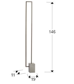 Светильник напольный LED SCHULLER LIMIT 761690 190х110 h1460