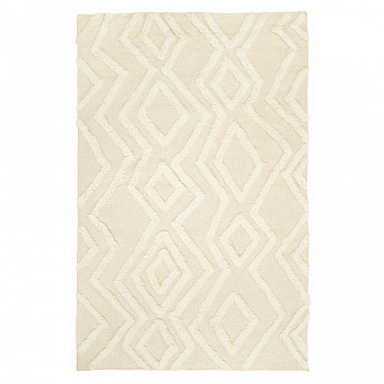 Ковер из шести и хлопка Imphal TKANO Ethnic TK23-DR0047 бежевый 1200х1800