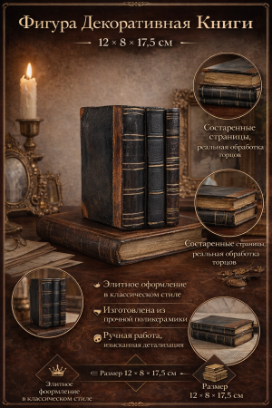 Декоративные книги в антикварном стиле