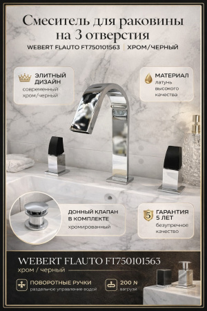 Смеситель WEBERT FLAUTO FT750101563