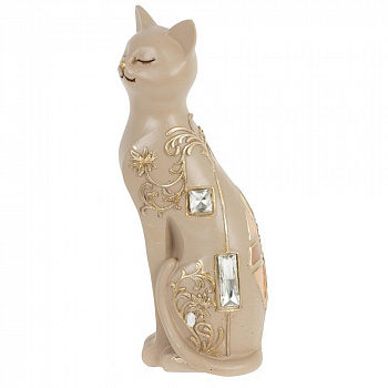 Фигурка декоративная "Кошка", L7,5 W6 H20 см