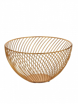 Чаша декоративная Casaentera CE02-784232 золото 260х260х140h