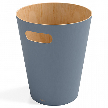 Корзина для мусора UMBRA Woodrow 082780-1050 серо-голубой 230х230х280