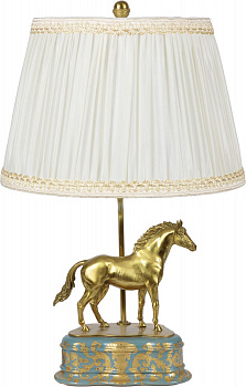 Светильник Casaentera CE04-31G2305/LB999C/NB4199 с абажуром Лошадь 33x33x68см