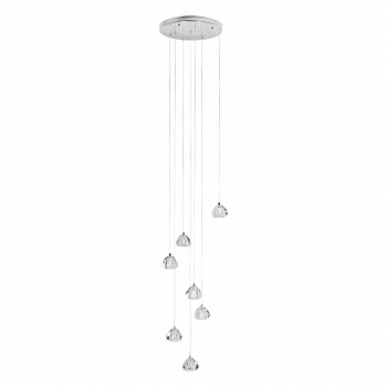 Светильник подвесной Casaentera Rain CE13-10151/7 хром d400х200