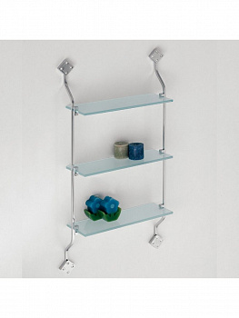 Полка тройная FLAB ARTEMIDE 2161 хром 410
