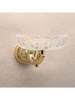Мыльница GLIONNA BAGNO BELLAGGIO BEL/03-G золото