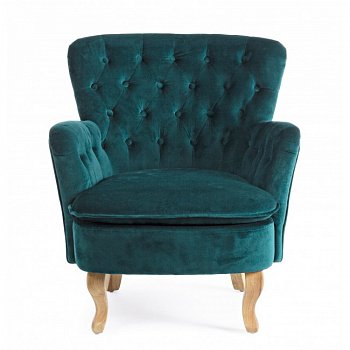 Кресло BIZZOTTO ORLINS 0748128 DARK GREEN 715a - 725b - 790h - 440h1 - 590h2
