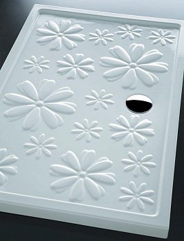 Поддон душевой COSMOGRES MARGHERITA 118/C черный 1000х800х60