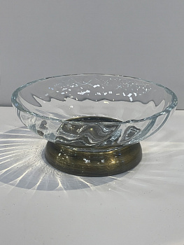 Мыльница настольная WINDISCH SPIRAL 92801OW бронза d130h50