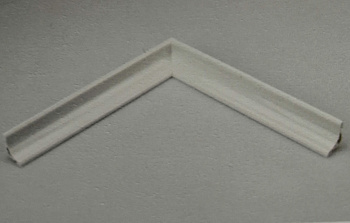 Уголок внутренний Raccordmignon 17x17cm ПВХ белый глянец.