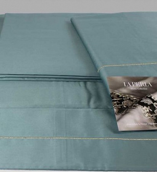 Комплект постельного белья LA PERLA CLEOPATRA CLPCOCO200X200PL-8 серо-зеленый
