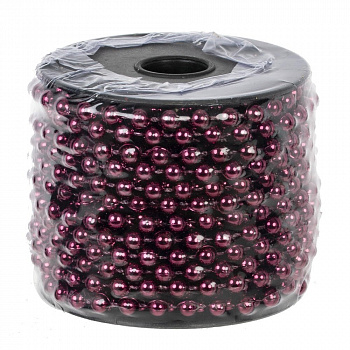 Украшение новогоднее "Бусы", D 0.5 см, L1000 W0,5 H0,5 см
