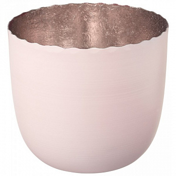 Ваза для свечи GIFT COMPANY MADRAS 75849 розовый d100 h85