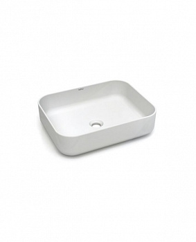 Раковина накладная BATHCO DINAN 4155 белый матовый 500x390x130
