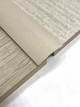 Порог Semial 30мм 0,9м алюминий stone beige самоклеющийся арт.024B/101