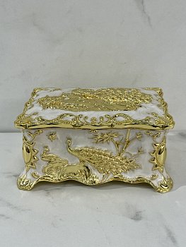 Шкатулка золото Casaentera 13х9.5х6.5 см CE02-818733