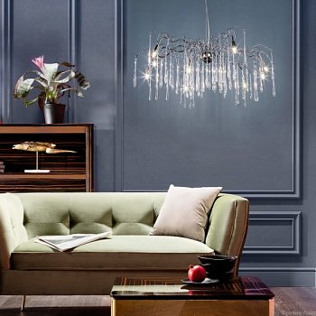 Светильник подвесной Casaentera Light CE10-1005/10 A хром 10 лампочек d750 h400/1500
