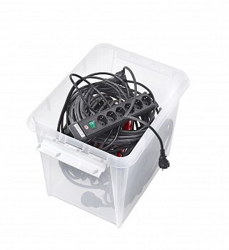 Коробка для хранения   ORTHEX SMART STORE HOME ROLLERS BOX 50 3331070 Transparent 500x390x410