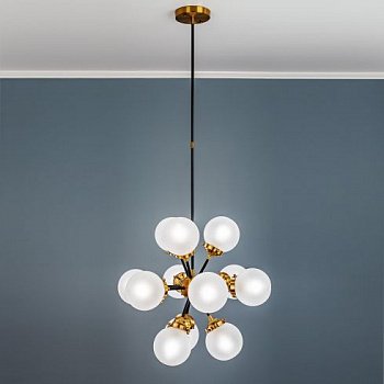 Светильник подвесной Casaentera Light CE10-1009/12 черный d650 h900/1400