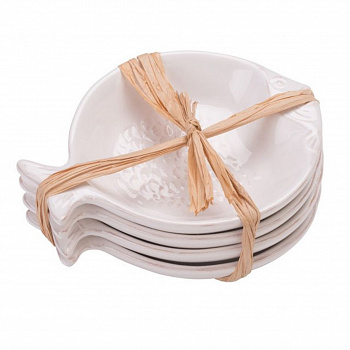 Набор блюд 4шт GIFT COMPANY BOATHOUSE 45200 147х115мм белый
