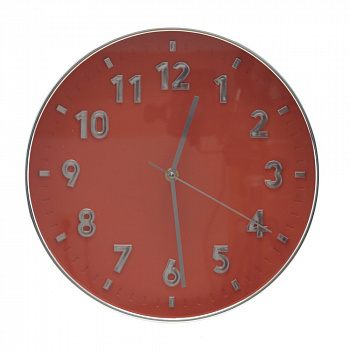 Часы настенные декоративные (1xАА н/п), L29,5 W4 H29,5 см