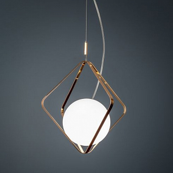 Светильник подвесной Casaentera Light CE10-1023 золото 300х300 h450/1950
