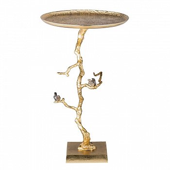 Столик акцентный 43x43x71см Casaentera CE04-AV39715-GOLD
