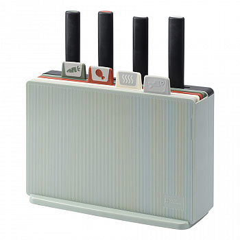Набор из 4-х ножей и разделочных досок в подставке SMART SOLUTIONS Cut&Store SS0000267 305х73х240
