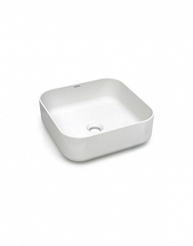 Раковина накладная BATHCO DINAN 4153 белый матовый 385x385x135