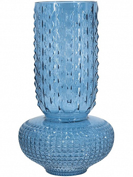 Ваза 21х21х38см Casaentera CE04-B8674-BLUE