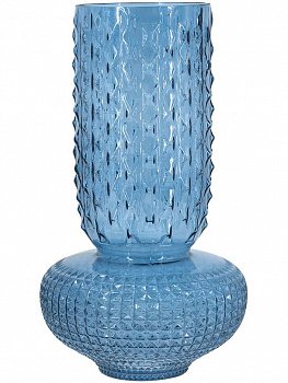 Ваза 21х21х38см Casaentera CE04-B8674-BLUE