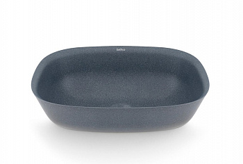 Раковина накладная BATHCO MENDOZA 6041 черный 460x320x152