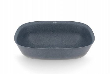 Раковина накладная BATHCO MENDOZA 6041 черный 460x320x152