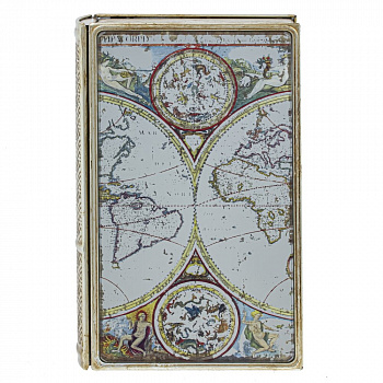 Шкатулка-книга с зеркальным элементом, L15,5 W5 H26 см