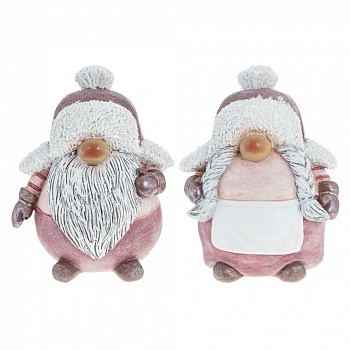 Фигурка декоративная "Гном", L10 W8 H13 см, 2в.