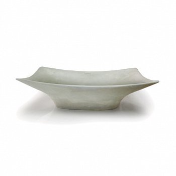 Раковина накладная BATHCO MAGDALENA B MICROCEMENT 1702MC серый 575x325x160