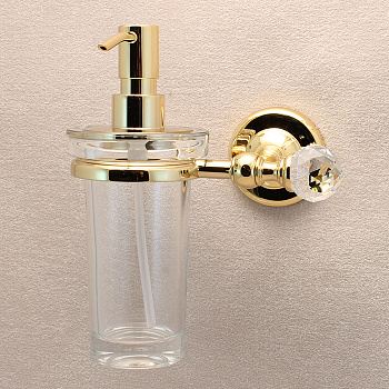 Дозатор для мыла IBB MADRAS ORIENTE MA01DORO/SWA ML золото/swarovski