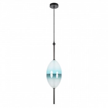 Светильник подвесной Casaentera Venice CE13-10223/E B голубой/черный d160х690/3290