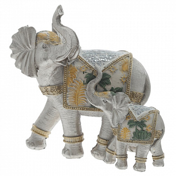 Фигурка декоративная "Слоны", L19 W10,5 H19,5 см