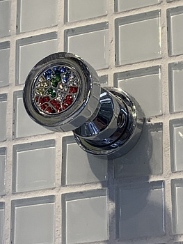 Крючок WINDISCH GAUDI ROUND 86409CRS хром/swarovski 30x50