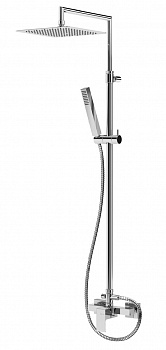 Колонна душевая со смесителем с ручным и верхним душем BRUMA LINEA 182 271 3CR хром 300x300