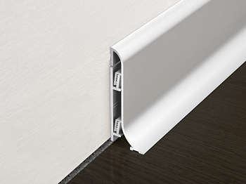 Плинтус PROSKIRTING SHELL 70 H=70мм алюм. анод.серебро L 2м PKSHAA 70A