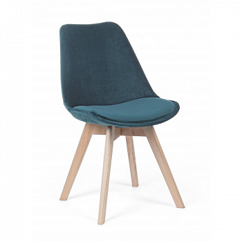 Стул BIZZOTTO AIDA BLUE VELVET 0733150 485a - 565b - 855h - 465h1