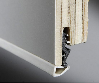 Уплотнитель для плинтуса Isolwood ПВХ 2,4 м, белый G-Bianco901048
