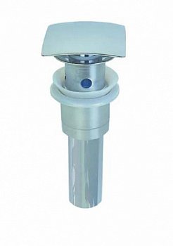 Клапан донный для раковины с переливом OXO D004 хром