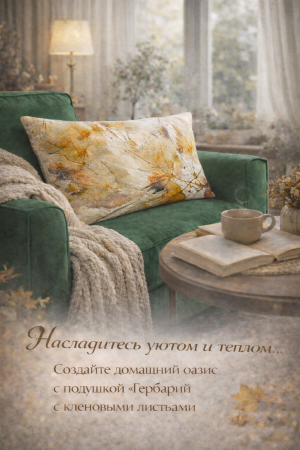 Уютный уголок с осенними акцентами