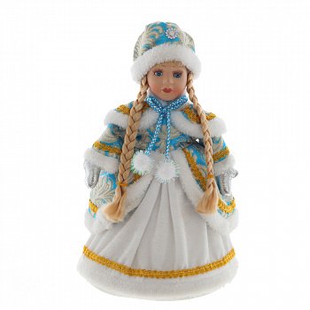 Снегурочка (с ёмкостью д/подарков), L18 W16 H35 см