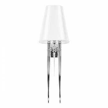 Светильник настенный Casaentera Brunilde CE13-10207W/L Ch белый/хром 180х270х890
